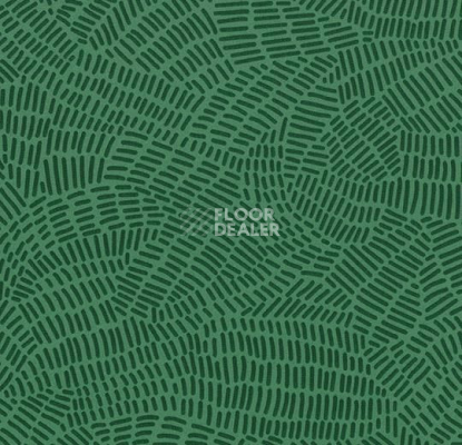 Линолеум Forbo Sarlon Graphic 15dB 408T4315 dark green doodle фото 1 | FLOORDEALER